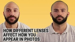 How different camera lenses affect how you appear in photos [upl. by Ronnie]