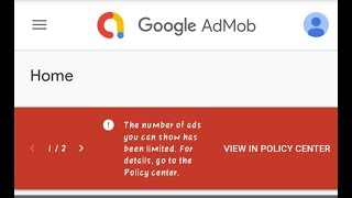 How to avoid Ads limit on your admob account [upl. by Inoy913]