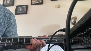 The Skids Into the Valley Bass Cover [upl. by Malley]