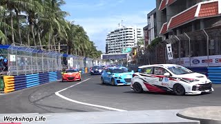 Thailand Super Compact Race at the 2023 bangsaen grandprix [upl. by Ellehcram]