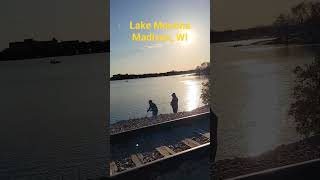 People Fishing For Bluegills amp Crappies At Lake Monona Madison WI fishing [upl. by Kindig]