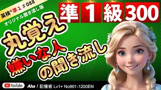 【挑め】聞き流しで覚えるにはこれ！英検準一まとめの300単語。音声中心の「オリジナル聞き流し版」です。 [upl. by Tris]