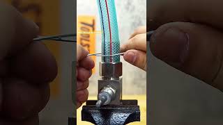 Hose Clamp with wire ytshort youtubeshorts shortsfeed shortsvideo shorts wire viralvideo [upl. by Valentina]