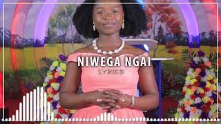 NÎWEGA NGAI LYRICS by MERCIE WACHIRA OFFICIAL SMS SKIZA 6987916 to 811 [upl. by Gnik]