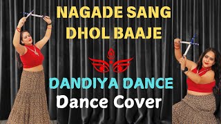 NAGADA SANG DHOL BAJE  DANDIYA DANCE💥  GOLIYON KI RAASLEELA RAMLEELA  DANCE COVER dance [upl. by Hellene]