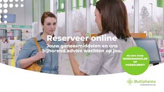 Boek al uw geneesmiddelen online met Multipharma [upl. by Enamrahs]