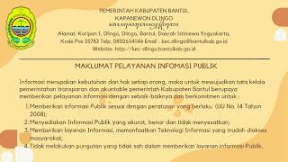 MAKLUMAT PELAYANAN INFOMASI PUBLIK [upl. by Nidnal]