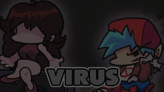 FRIDAY NIGHT FUNKIN virus INFECTED GF VS BF DAY 2 [upl. by Kreegar]