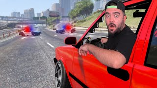 MODIFIYELI TOFAŞ ILE POLISLERDEN KAÇTIM  GTA 5 MODS [upl. by Gregorius]