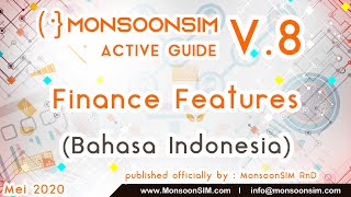 MonsoonSIM v8  Finance Features Indonesian Language [upl. by Milton]