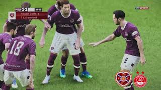 Hearts v Aberdeen  Scottish Premiership 202324  PES 21 [upl. by Bedwell803]