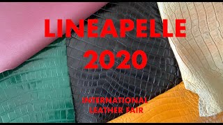 VISITING the WORLD’S BIGGEST LEATHER FAIR  LINEAPELLE 2020  MILAN [upl. by Gosney]