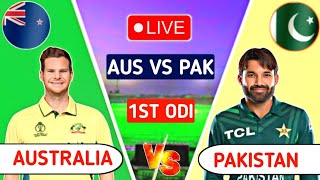 Pakistan vs Australia 1st Odi today watch 2024  Pak vs Aus Live match Score Commentary [upl. by Tarttan]