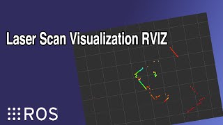 Laser scan visualization RVIZ  ROS [upl. by Hastie]