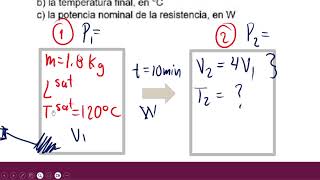 Balance Evaporación de Agua con una resistencia [upl. by Ehcor]