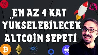 ACİL BITCOINDE YEPYENİ BÜYÜK HEDEF GELİYOR 4 KAT YÜKSELEBİLECEK ALTCOİN SEPETİ YAPIYORUZ [upl. by Lukash]