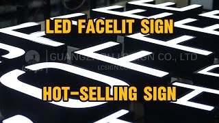 Led Face Lit Sign [upl. by Zane881]