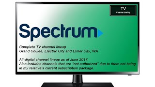 TV Channel Surfing Charter Spectrum Grand Coulee WA AllDigital [upl. by Vargas]