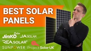 5 BEST Solar Panels for 2024  SunPower Rea Solar Jinko and more [upl. by Amalbena]