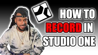 How to Record in Studio One 2022 [upl. by Nosiddam]