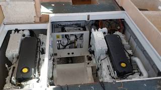 FPT Cursor 9 620Hp Diesel Marine Engines in Cresta 46 Flybridge Cruiser [upl. by Bel]