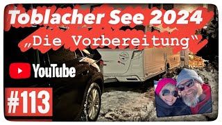 Toblacher See 2024 Wintercamping😉Wir starten mit den Vorbereitungen [upl. by Teragram]