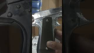 Tokyo Marui 1911 Chrome Powered Spring Type Full metal inner and outer body parts [upl. by Kelda121]