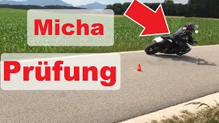 Motorrad Prüfungsfahrt Michaela  Fahrschule Frey Fahren [upl. by Nanete]