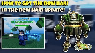 AOPG How To Get The New Haki Types In The New Haki Update In A One Piece Game [upl. by Ertha840]