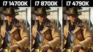 i7 14700K vs i7 8700K vs i7 4790K  RTX 4090 [upl. by Reniar]