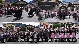 Prachtvoller Brauchtumsumzug beim Gauderfest 2024 in Zell am Ziller [upl. by Fredie]