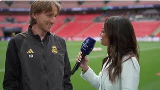 Luka Modric Interview Ahead Of Borussia vs Real Madrid [upl. by Isidora819]