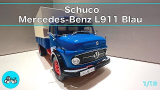 Schuco MercedesBenz L911 Blau 118 [upl. by Stiruc]