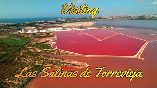 Visiting and fly over Las Salinas de Torrevieja The Pink Lake Of Torrevieja Costa Blanca 🇪🇸 4K [upl. by Carlie]