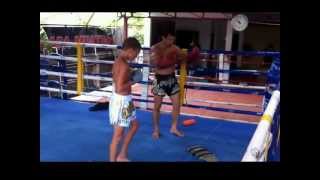 Training J Prapa Thaiboxning Kata Phuket [upl. by Zolnay]