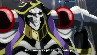 Fun time between Overlord and demiurge🤣  Best anime moments  Anime Kingdom [upl. by Cavanagh]