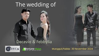 THE WEDDING OF FEBBYLIA amp DECAVIO [upl. by Eyllib]