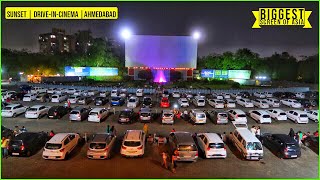 DRIVEINCINEMA 📽️  AHMEDABAD  Movie  Open Air Theatre [upl. by Nomahs]