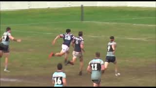 Benaiah Ioelu Tangaroa College Try For Roosters Jersey Flegg [upl. by Hoopes]