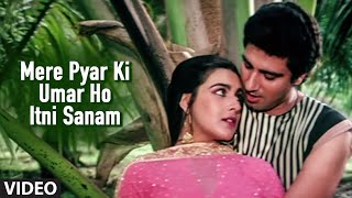 quotMere Pyaar Ki Umar Ho Itni Sanamquot Full Video  Waaris  Lata Mangeshkar  Amrita Singh Raj Babbar [upl. by Daveda]