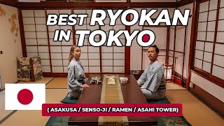 BEST RYOKAN in Tokyo Japan for less than 100 Full room tour  Asakusa [upl. by Navetse815]