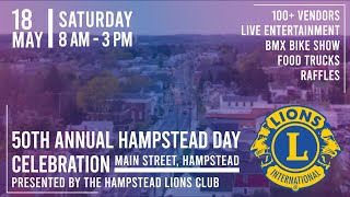 50th Annual Hampstead Day  Promo [upl. by Hartley]