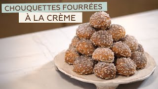 Chouquettes à la crème légère vanille  Yann Couvreur [upl. by Charil305]