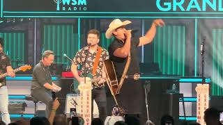 Jon Pardi sings Please Come Home For Christmas at Grand Ole Opry Private Event [upl. by Ahseiyk]