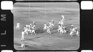 16mm Film  Chula Vista CA Hilltop High School Football  11101966 vs Chula Vista [upl. by Attej]