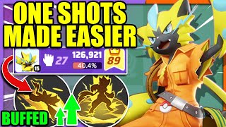 27 KOs with this BUFFED ZERAORA BUILD  Pokemon Unite [upl. by Au413]