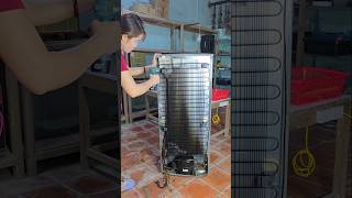 Recycle old refrigerator into useful and convenient storage cabinet  Hải daily life [upl. by Cerys]