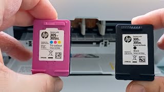 HP DeskJet 2710e Tinta patronok cseréje [upl. by Waers842]