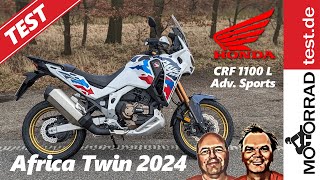 Honda CRF 1100 L Africa Twin Adventure Sports  Test 2024 deutsch [upl. by Mchale]