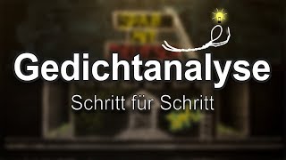 Gedichtanalyse  Schritt für Schritt [upl. by Wheelwright]